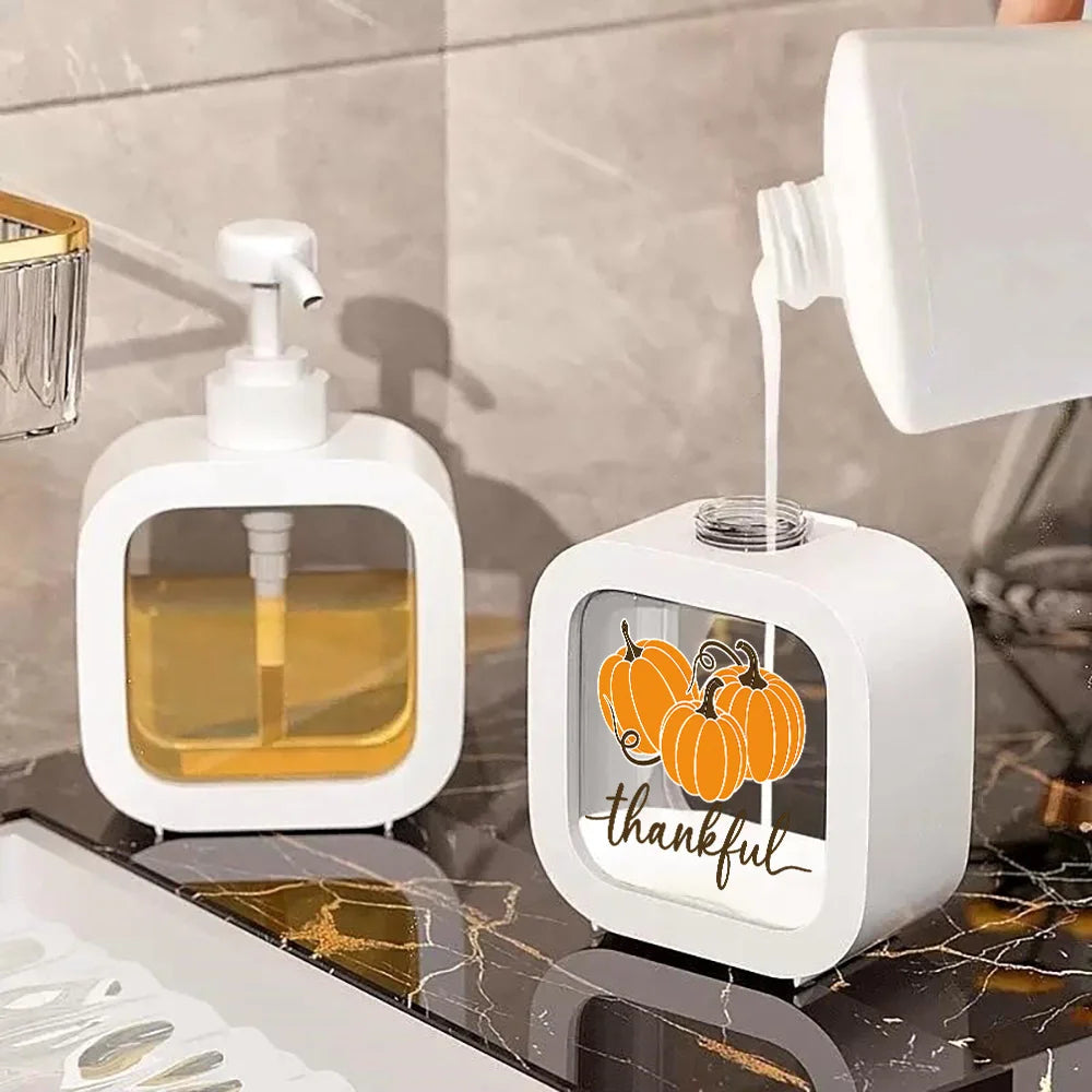 Charming Pumpkin Soap Dispenser (Autumn): Kitchen/Bath, Gift-Ready – Fits Soap/Lotion/Sanitizer.