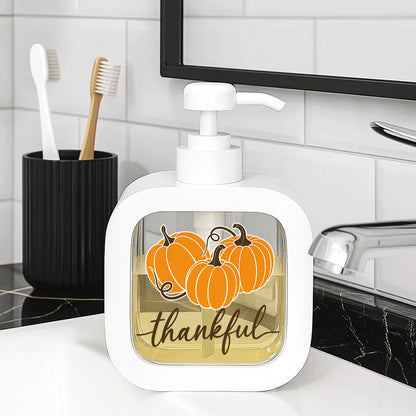 Charming Pumpkin Soap Dispenser (Autumn): Kitchen/Bath, Gift-Ready – Fits Soap/Lotion/Sanitizer.