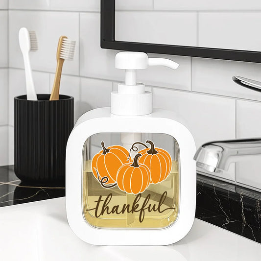 Charming Pumpkin Soap Dispenser (Autumn): Kitchen/Bath, Gift-Ready – Fits Soap/Lotion/Sanitizer.