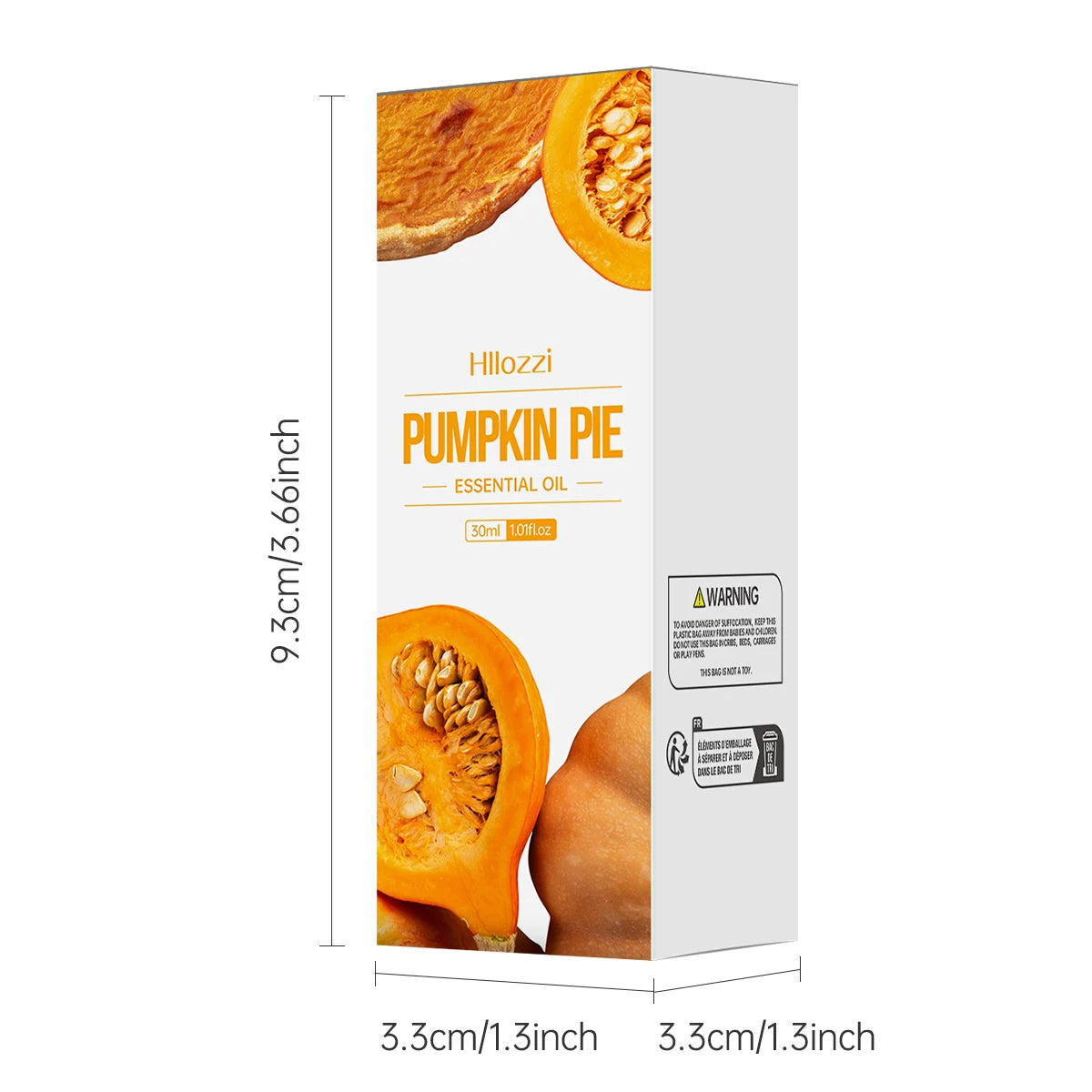 30Ml Pumpkin Pie Essential Oil for Scalp Care, Eyelashes, Nail Care, Aromatherapy, Humidifier, Diffuser, Soap Making, DIY